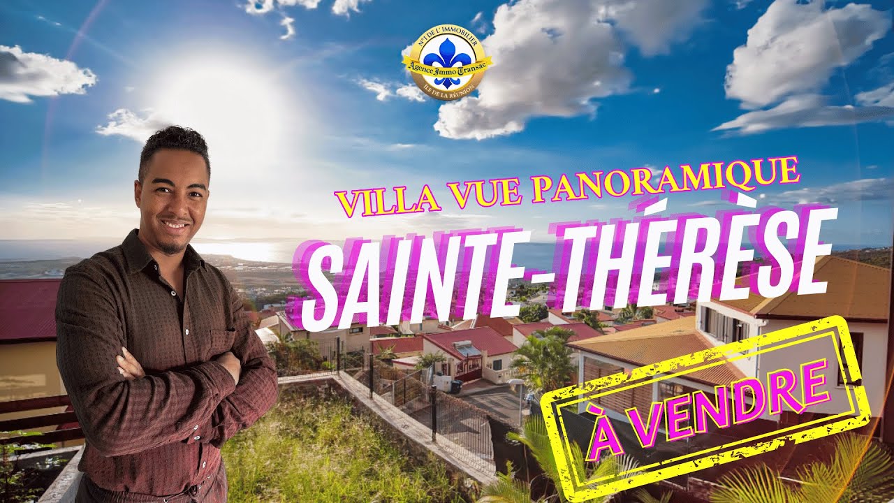 💛 LA POSSESSION SAINTE-THÉRÈSE : Maison avec 4 chambres + Vue panoramique sur l'Océan à La Réunion