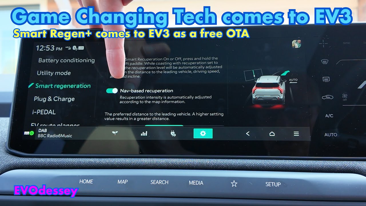Kia EV3 Smart Regeneration Plus now available as free upgrade vis Kia Connect Store