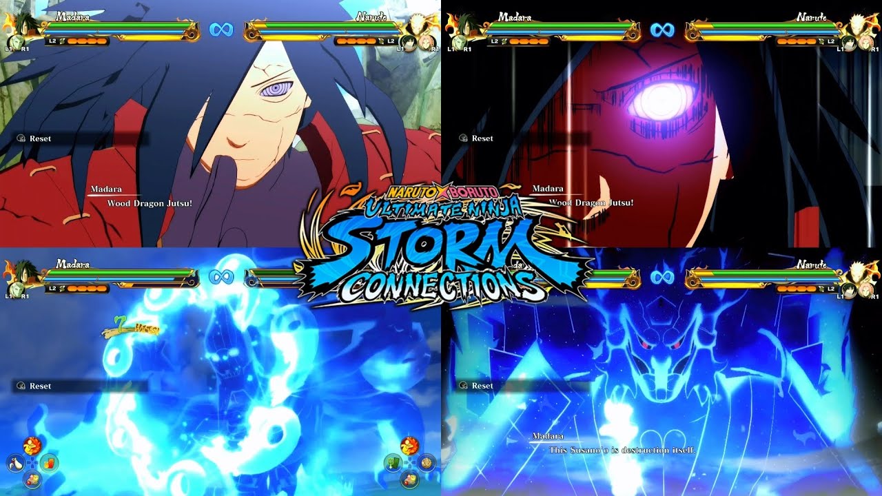 Naruto Storm Connections - Madara Uchiha (Reanimation Release) Complete Moveset