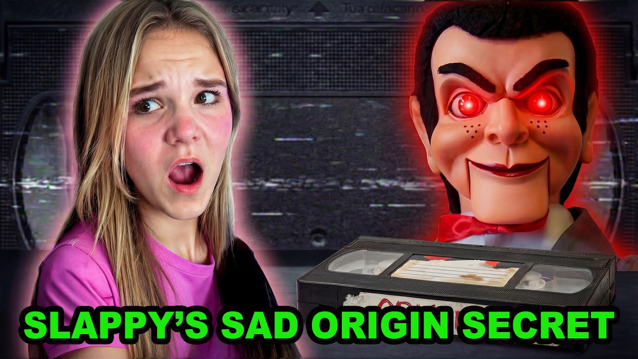We Discovered Slappy’s Sad Origin Story Secret VHS Tape! #slappy