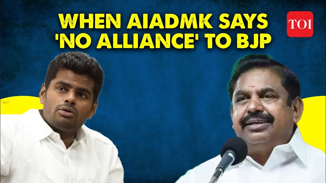 What's the reason for the AIADMK-BJP split: Annamalai or Lok Sabha seat-sharing row?
