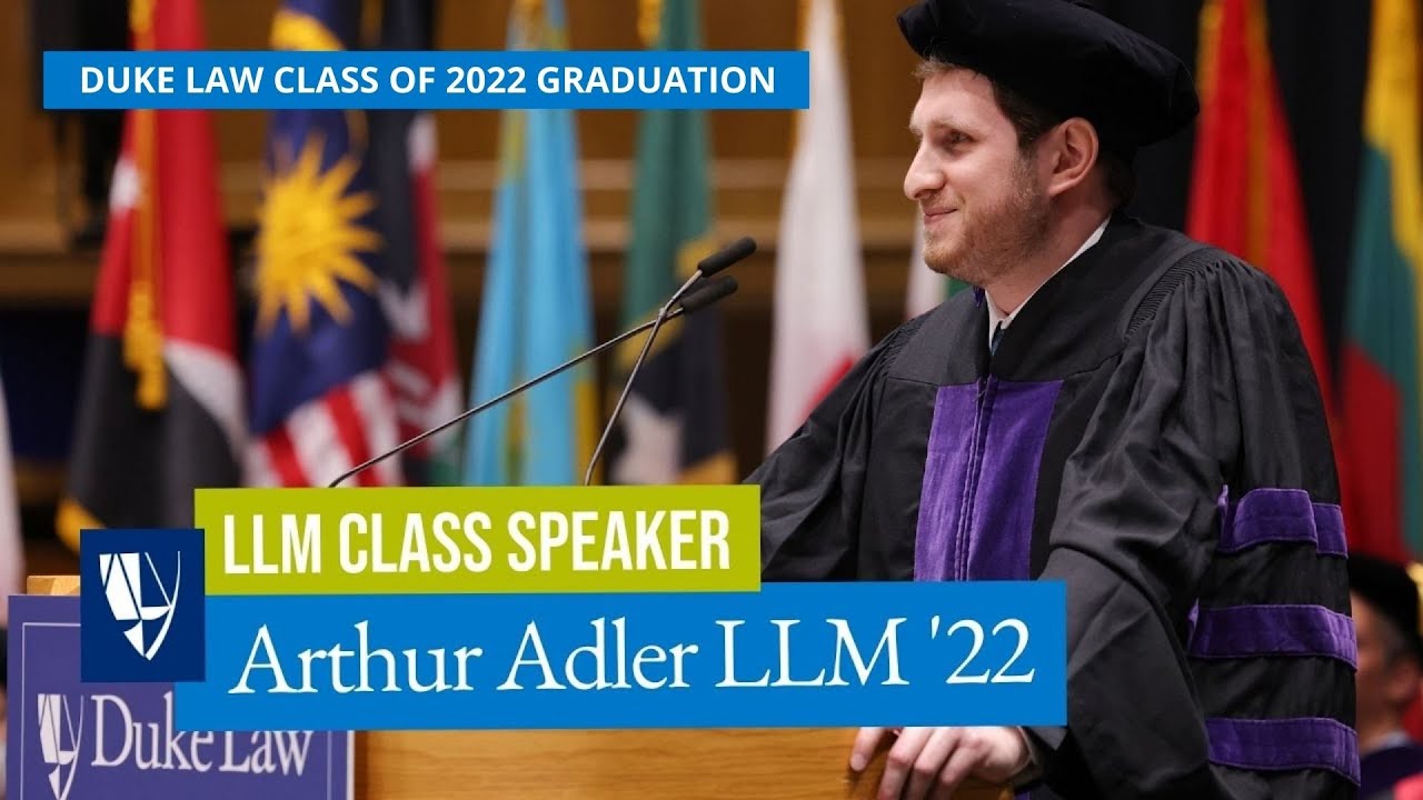 Duke Law Graduation 2022 | Arthur Adler LLM '22