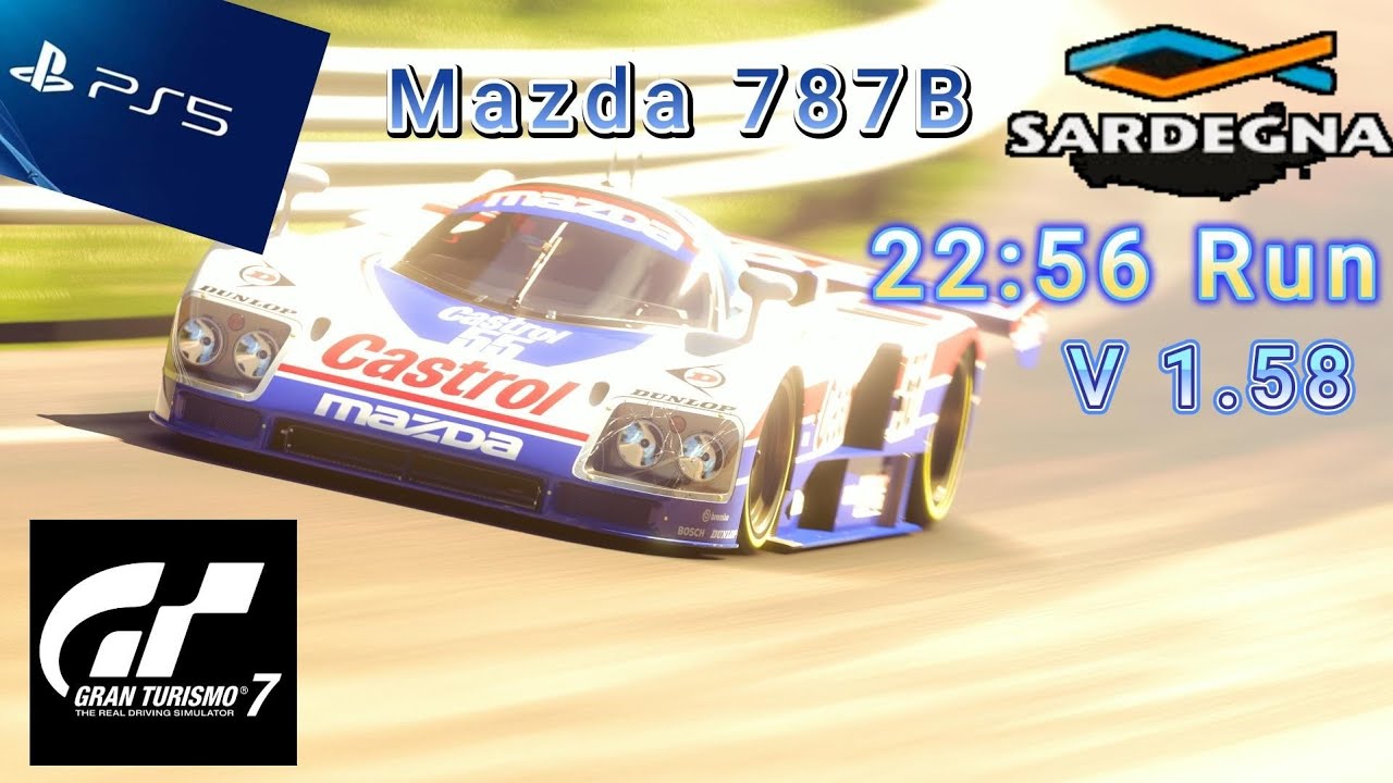 GT7 Sardegna 800 Mazda 787B Тюнинг V.1.58