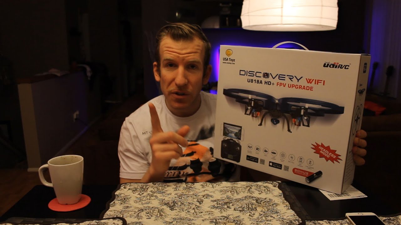 USA Toyz Discovery Wifi U818A HD FPV Upgrade Drone Quadcopter - Unboxing & Review