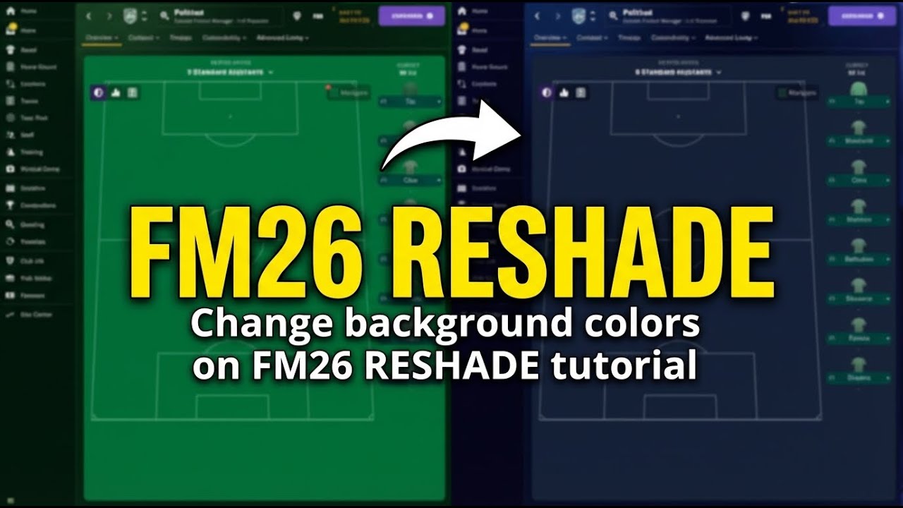 How to use Reshade on Football Manager 26
