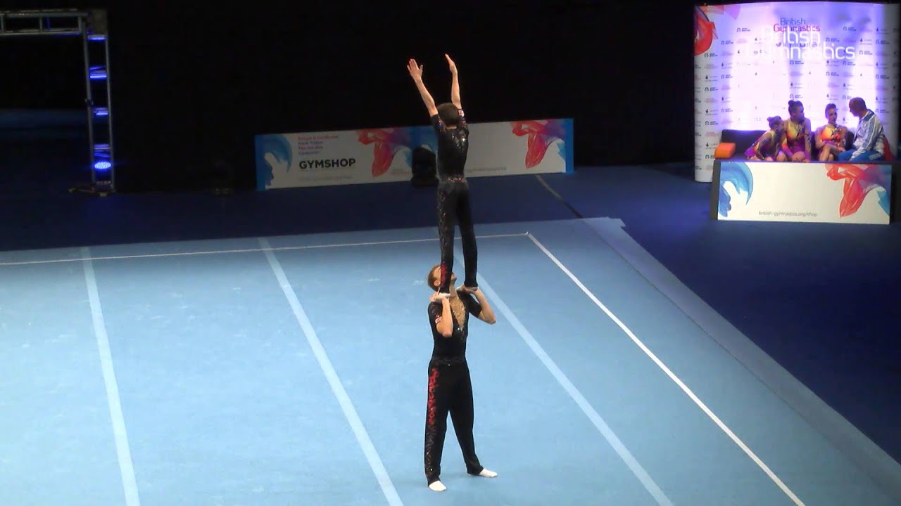 SILVER - King Edmund - Mens Pair - Senior - 2015 Acrobatic Gymnastics British Championships