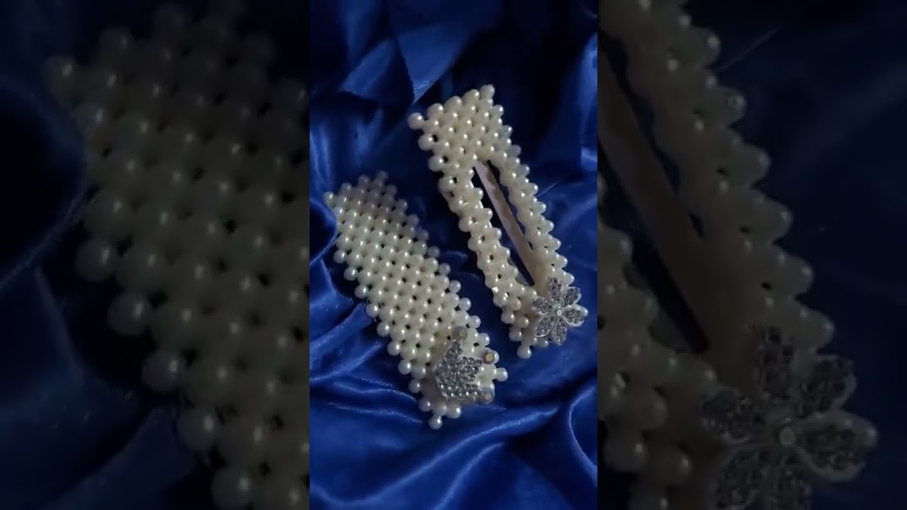 Pearl Studded Rectangle Hair Clips | Prince Crown | Flower | Beautiful Hair Clips for Sale | 