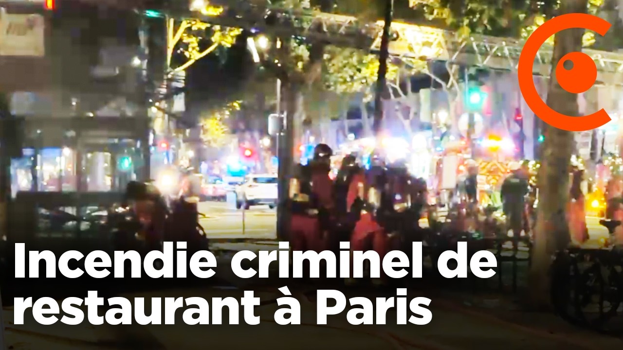 Incendie criminel d'un restaurant dans le 10e arrondissement de Paris, 3 suspects interpellés