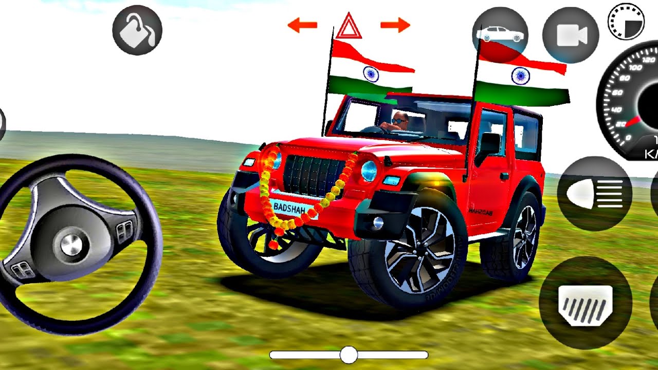 🚘 Indian Car Simulator 3D 😱 | Realistic Indian Thar Drive | Open World Car Game Gameplay level 101