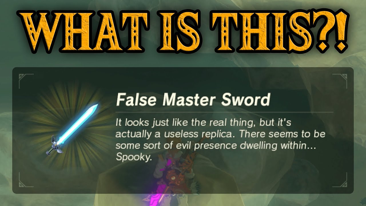 FALSE Master Sword?! - Zelda Breath of the Wild