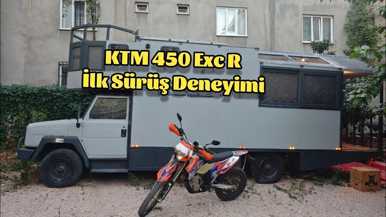 KTM 450 EXC R Yeni yol Ardakaşım