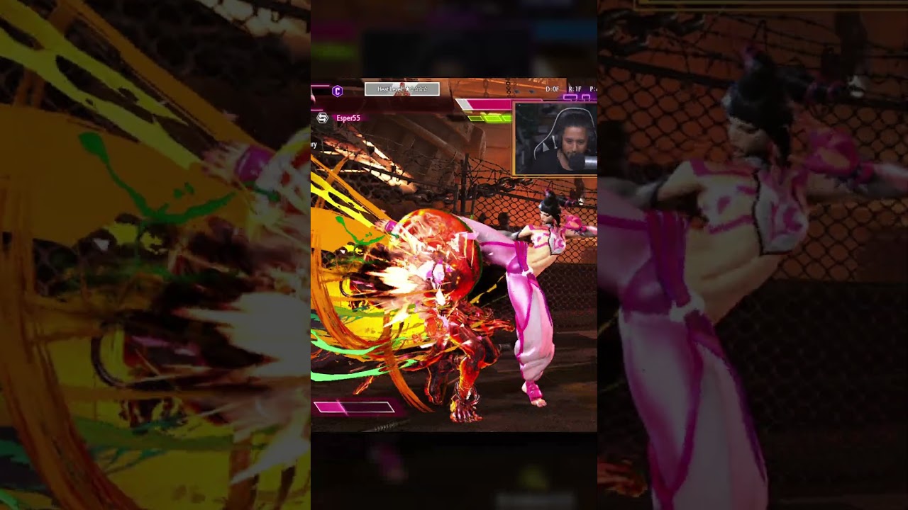 Juri's drive rush too much for Dhalsim