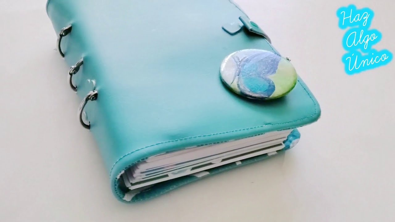 Crea tu propia agenda de polipiel casera DIY como hacer una agenda de calidad y con bajo costo facil