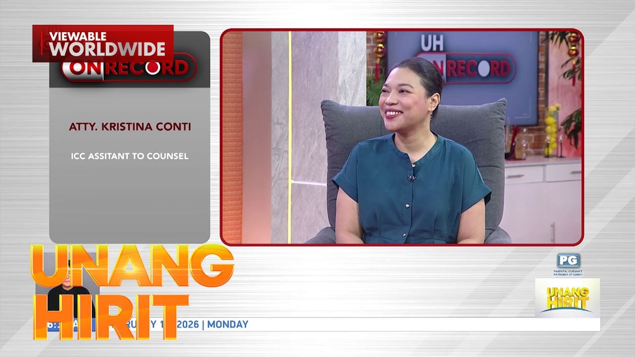 UH On Record - Atty. Kristina Conti: Ang hirap namang sabihing bangayang Marcos ... | Unang Hirit
