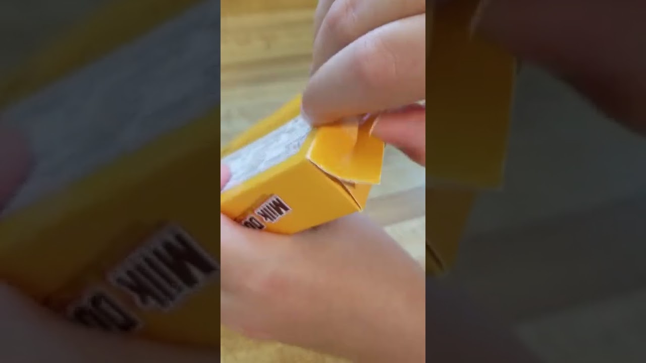 ASMR opening Milk Duds