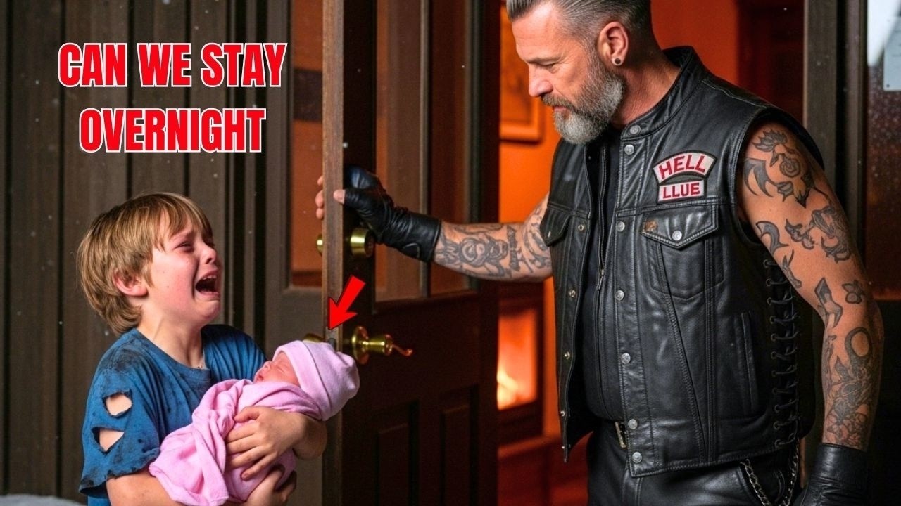 Can We Stay Overnight '”A 7 Year Old and Newborn Stranded in a Blizzard Begs Bikers for Shelter