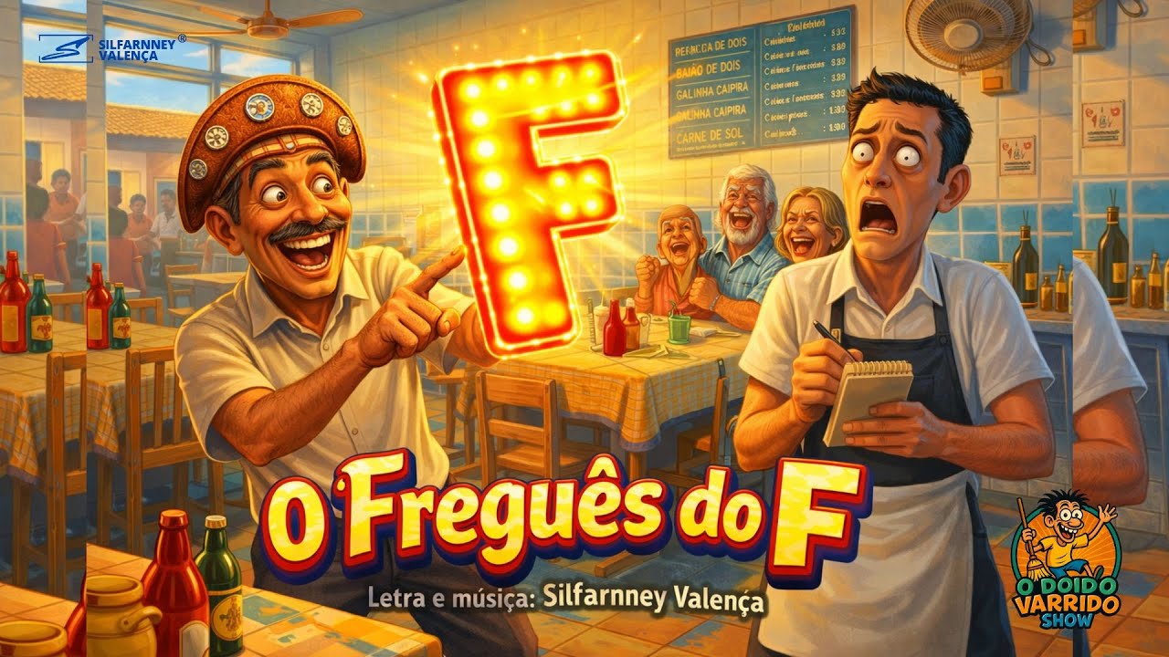 🎶 Forró — O Freguês do F 😂 | Forró Cômico Nordestino que Só Tem Letra F 🎶 | 𝓢𝓲𝓵𝓯𝓪𝓻𝓷𝓷𝓮𝔂 𝓥𝓪𝓵𝓮𝓷𝓬̧𝓪