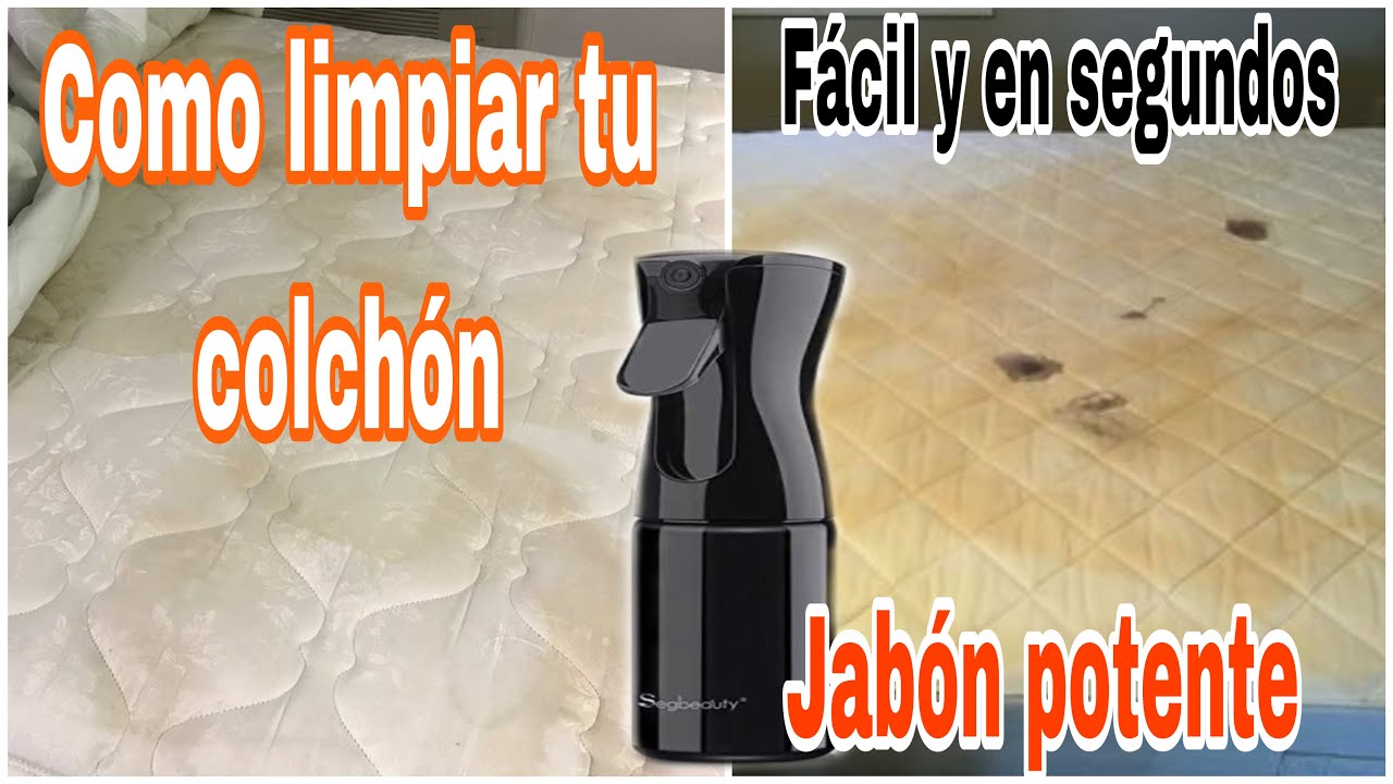 CÓMO LIMPIAR EL COLCHÓN Esto quitara toda la mugre y el sucio de tus colchones y muebles