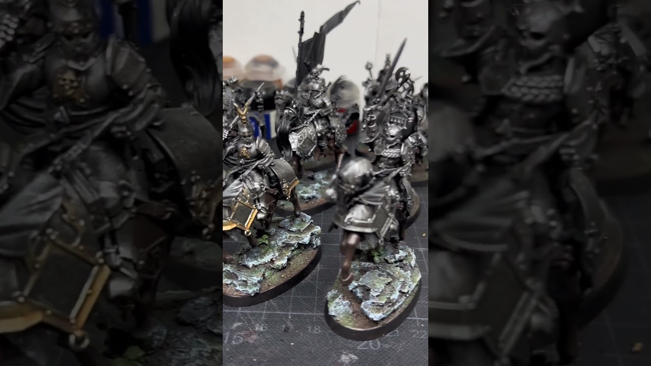 PAINTING CITIES OF SIGMAR FREEGUILD CAVALIERS #1 - CUSTOM BASES #citiesofsigmar #ageofsigmar