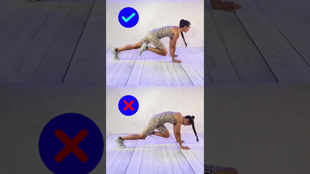 C&oacute;mo hacer mountain climbers o el escalador correctamente ✅💪🏼