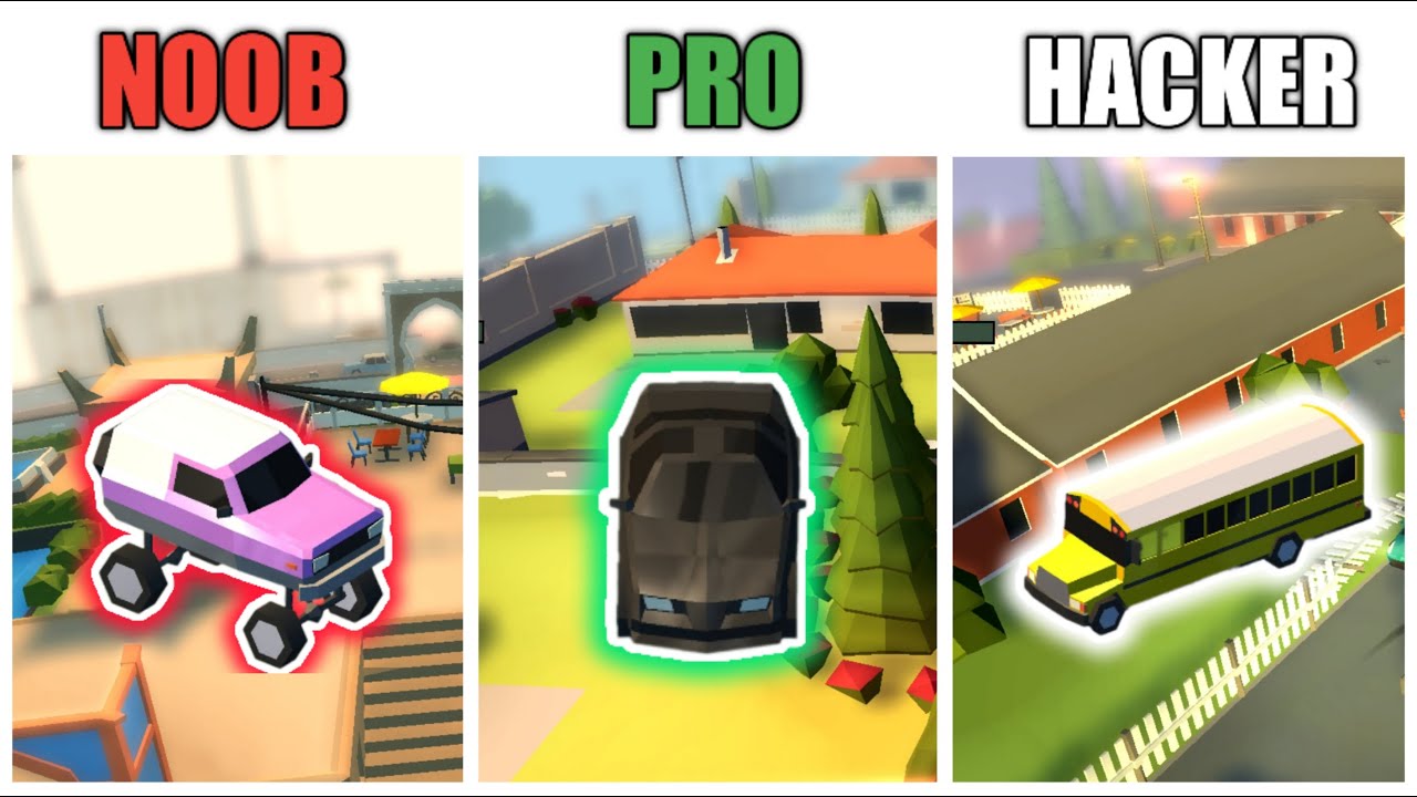 NOOB vs PRO vs HACKER in Getaway 2