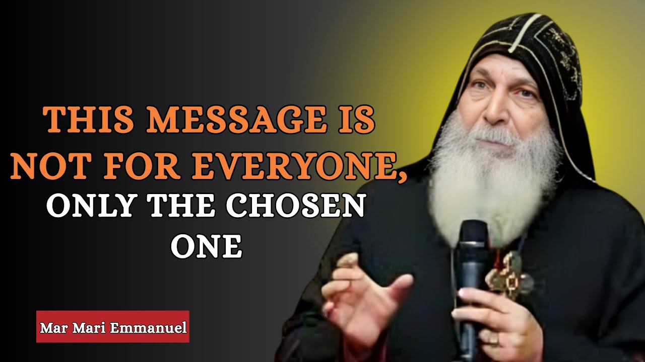God Is Speaking — This Message Is Not for Everyone, Only the Chosen One | Mar Mari Emmanuel