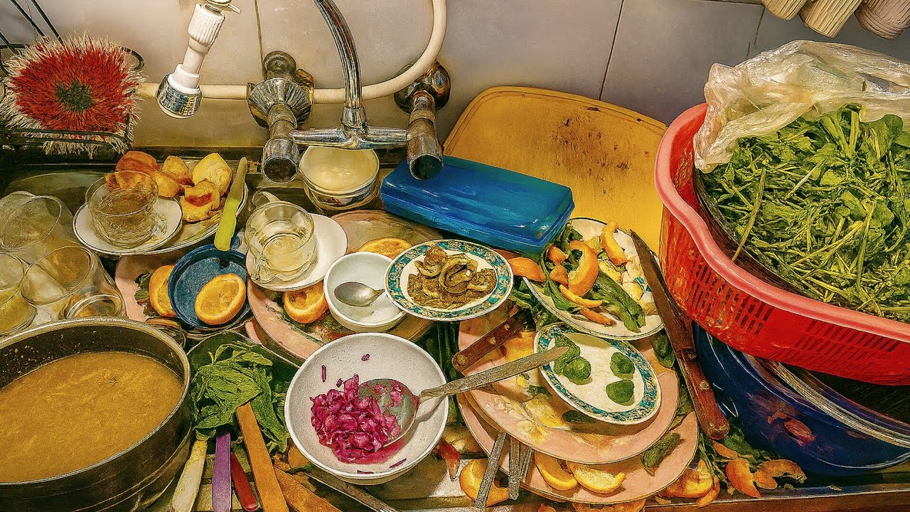 Relaxing Dishwashing Sounds & Deep Cleaning Routine