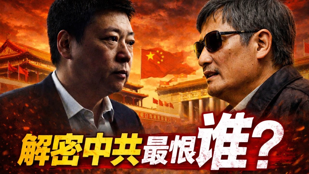 王志安和陈光诚：解密中共究竟最恨哪一个？中国驻日使馆官员称允许王志安回中国，叼盘侠胡锡进也帮腔起哄！