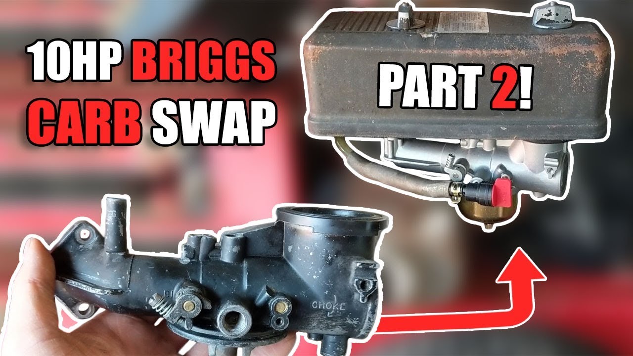 Carburetor Replacement - 10hp Briggs & Stratton [PART 2]