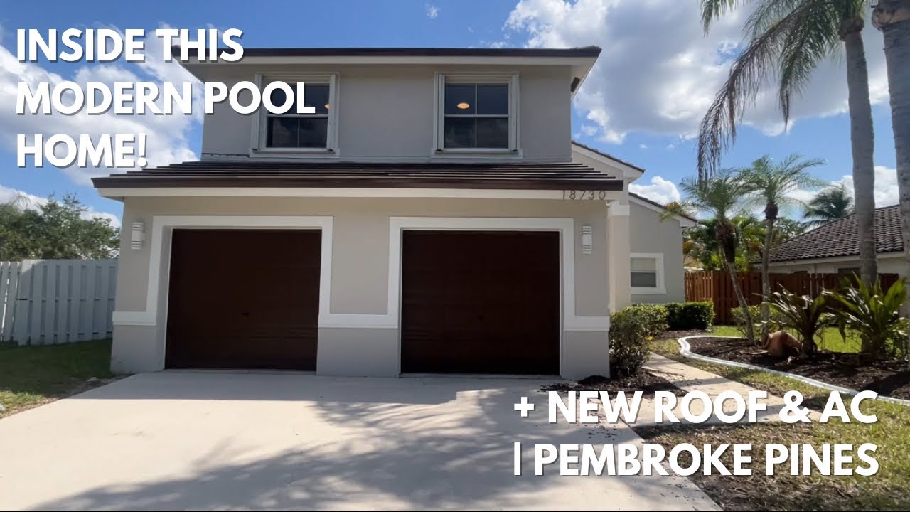 Modern Pool Home Tour | Upgraded 4-Bed in Pembroke Pines | Move-In Ready Dream Home!