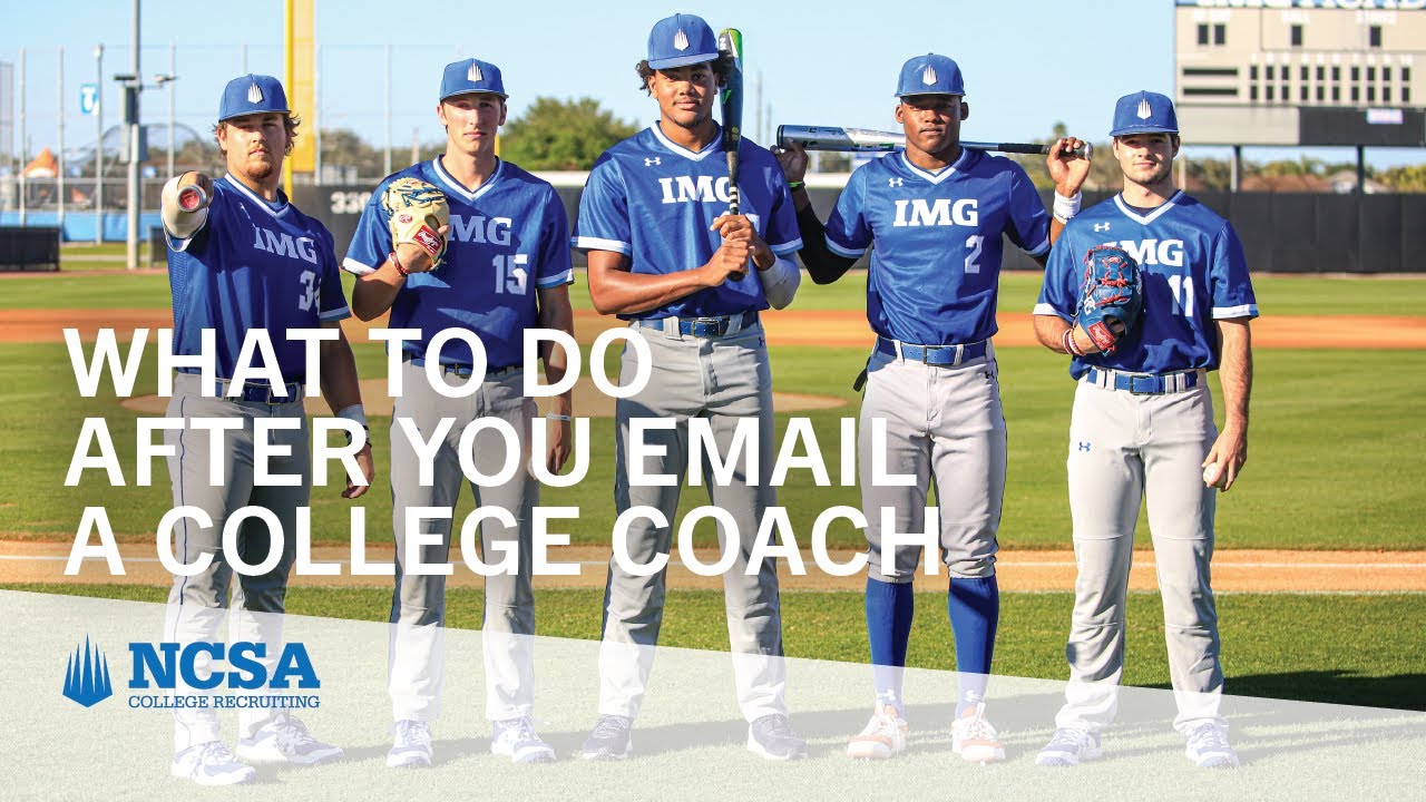 What To Do AFTER You Email a College Coach
