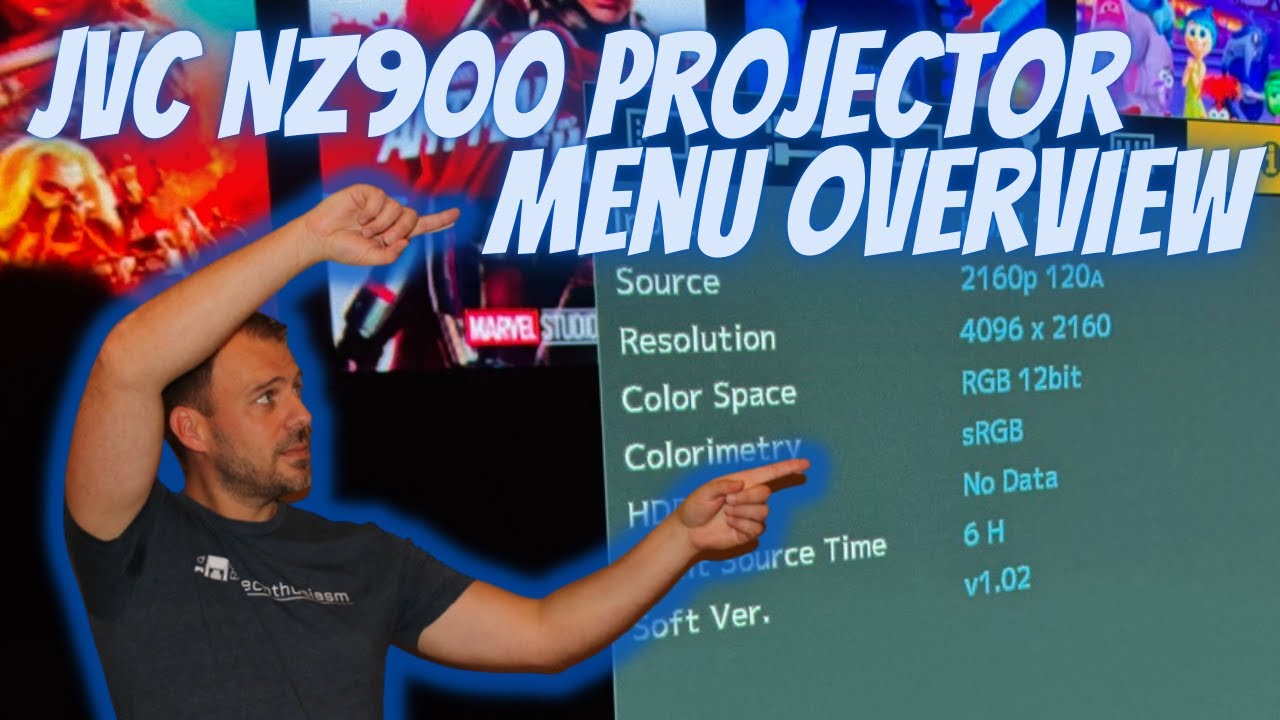 JVC NZ900 Complete Menu & Settings Overview | 4K UHD HDR Home Theater Projector
