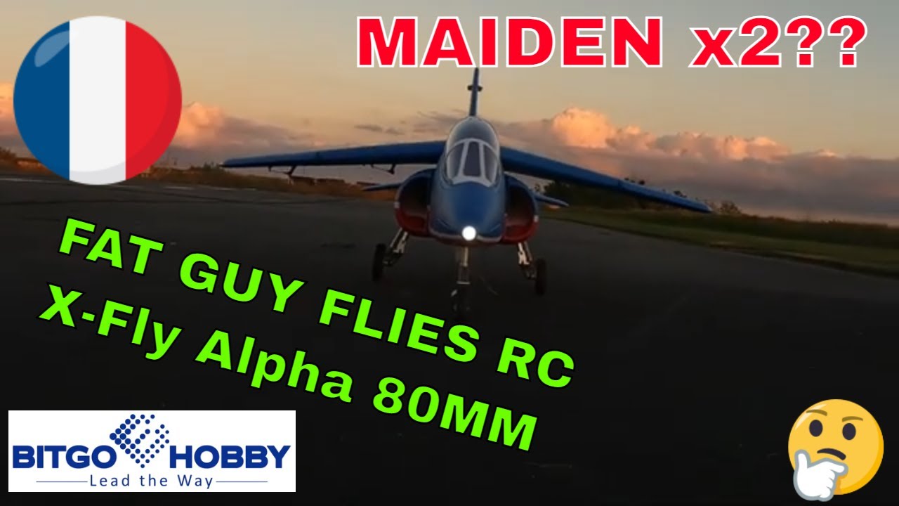X-FLY ALPHA 80MM MAIDEN! x2?  by Fat Guy Flies RC