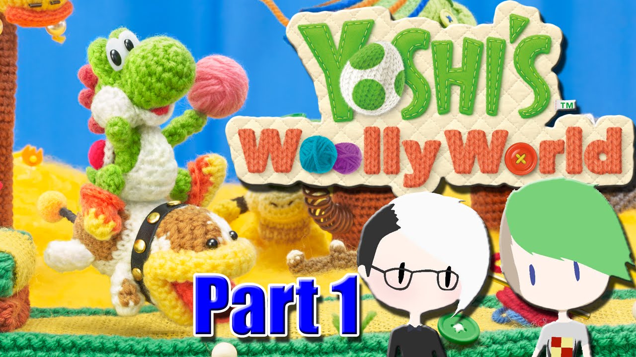 Yoshi's Woolly World (WiiU) #PowerPlays Part 1: STOP EATING ME!