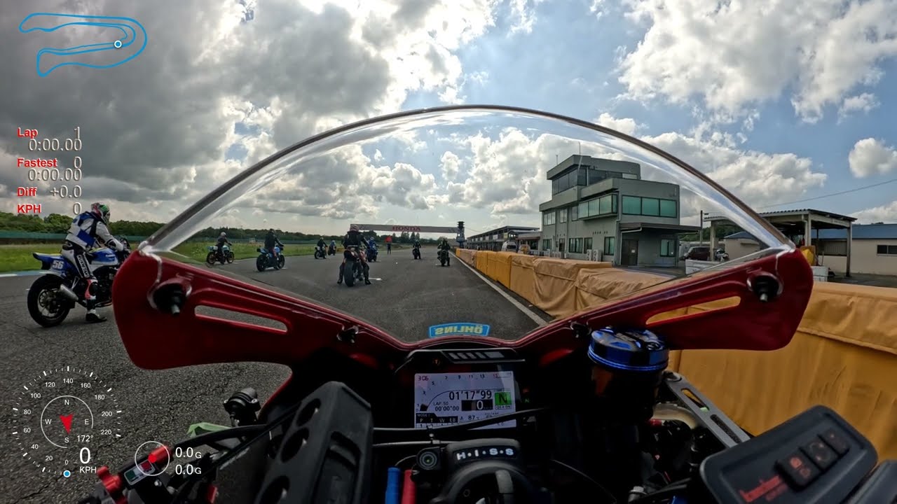 CBR600RR RSGライディングスクール HSR九州 2024/4/24 Aクラス 1'13'06