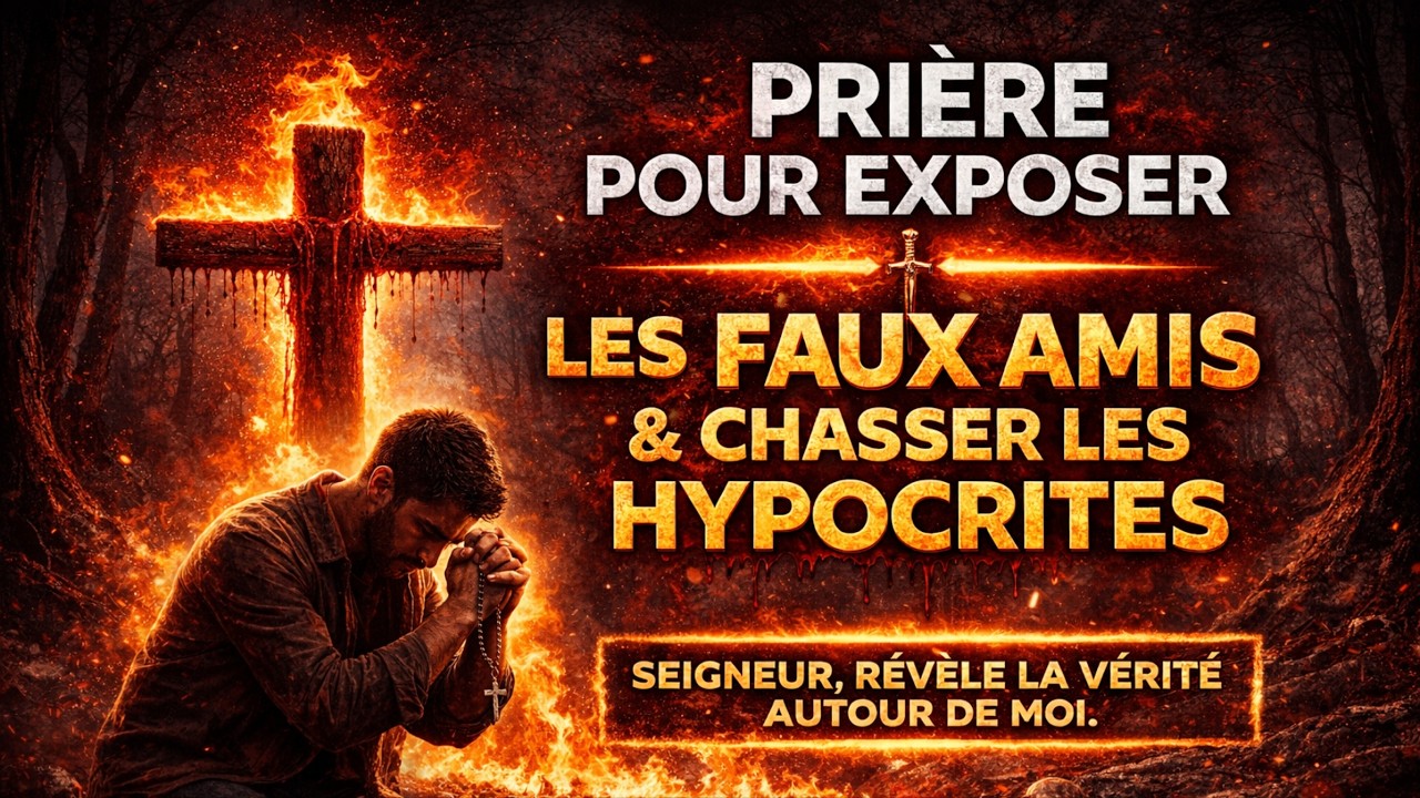 🔥 SEIGNEUR RÉVÈLE LES FAUX AMIS AUTOUR DE MOI | PRIÈRE PROPHÉTIQUE PUISSANTE