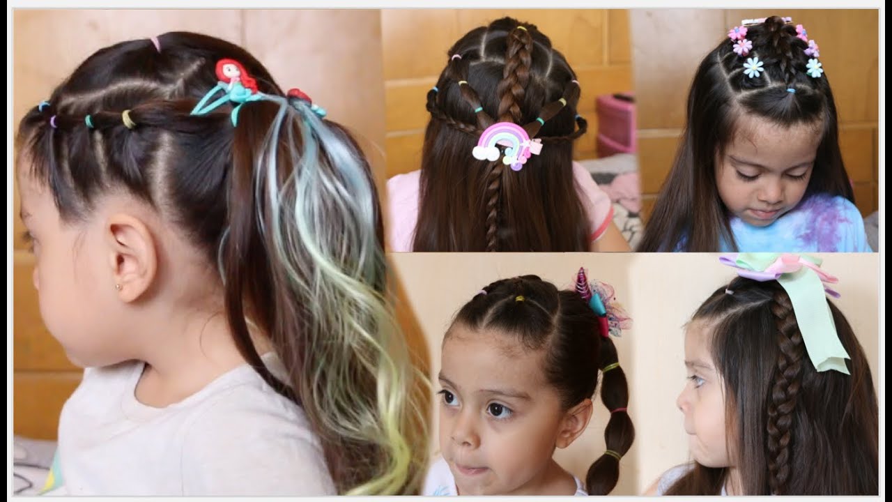 PEINADOS PARA EL REGRESO A CLASES l HOMESCHOOLING HAIRSTYLES GIRLS