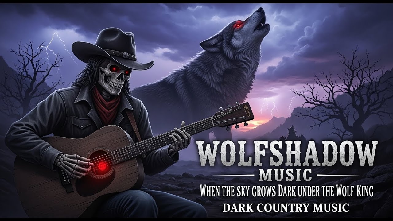 Wolfshadow Music – When the Sky Grows Dark Under the Wolf King | Dark Country Music