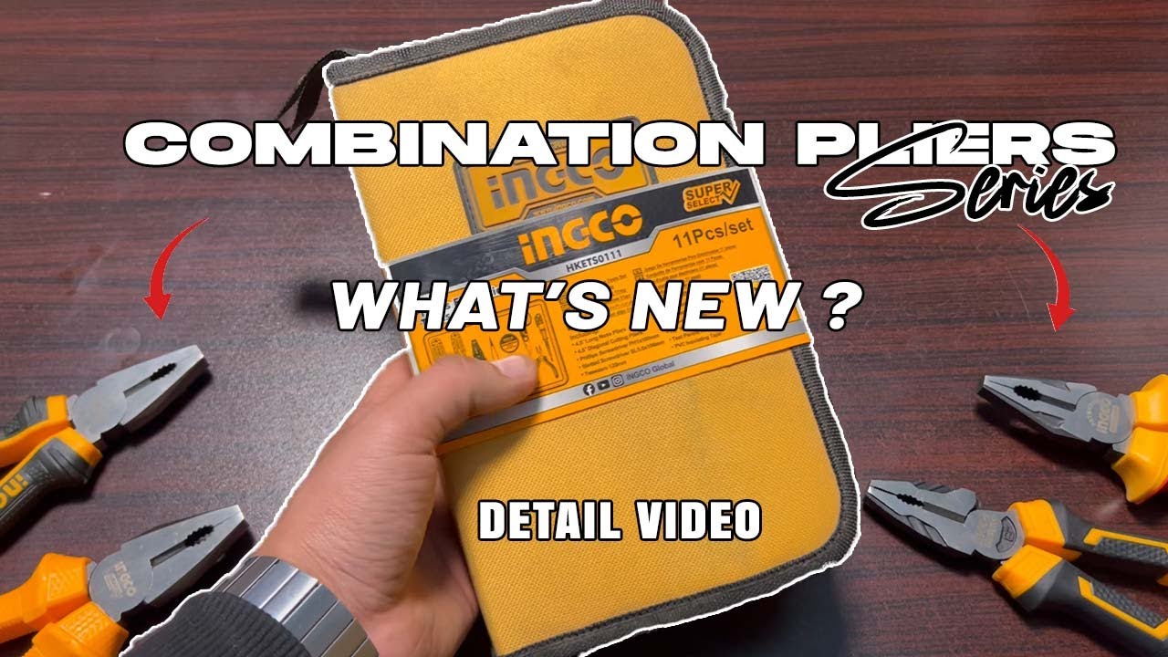 Ingco Combination Plier Series | Detail Video | Mughaltools