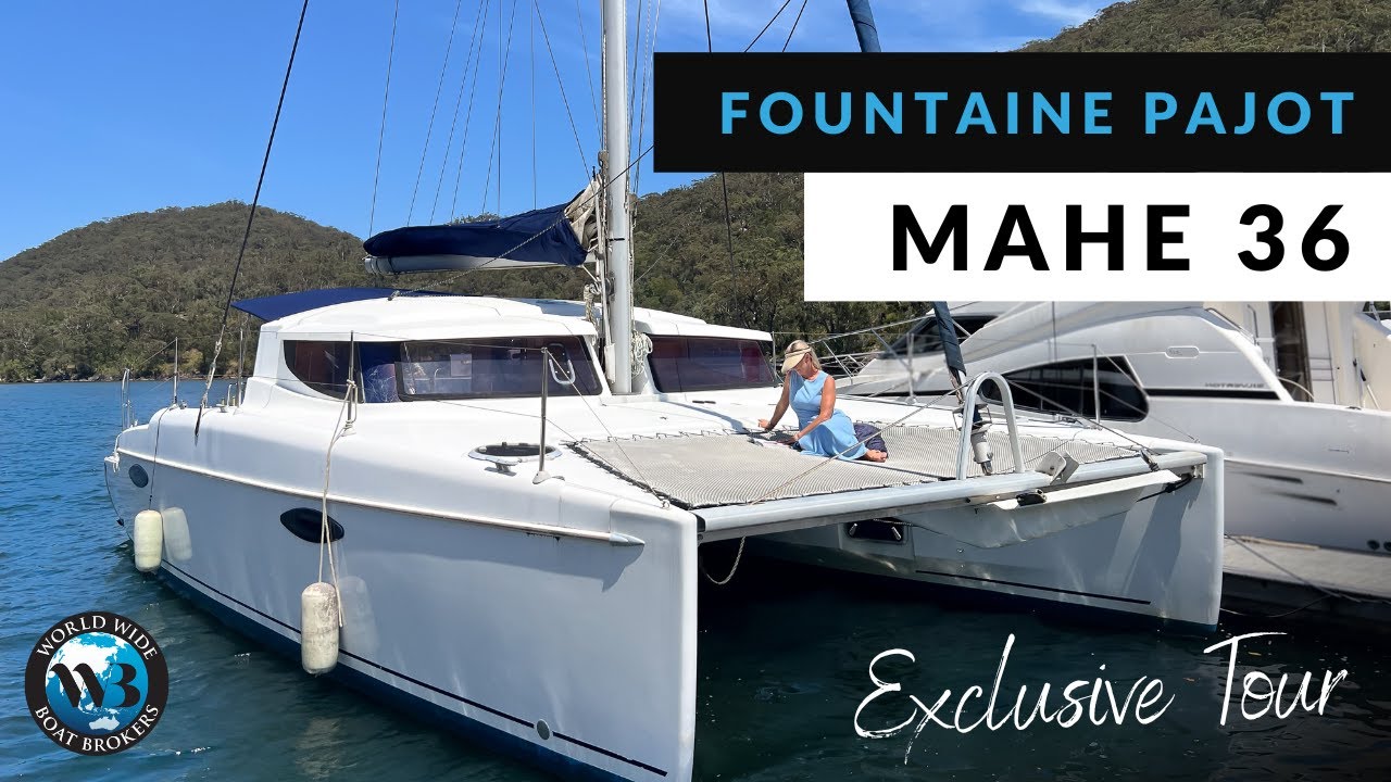 Tour a Fountaine Pajot Mahe 36 Sailing Catamaran | Sydney, NSW