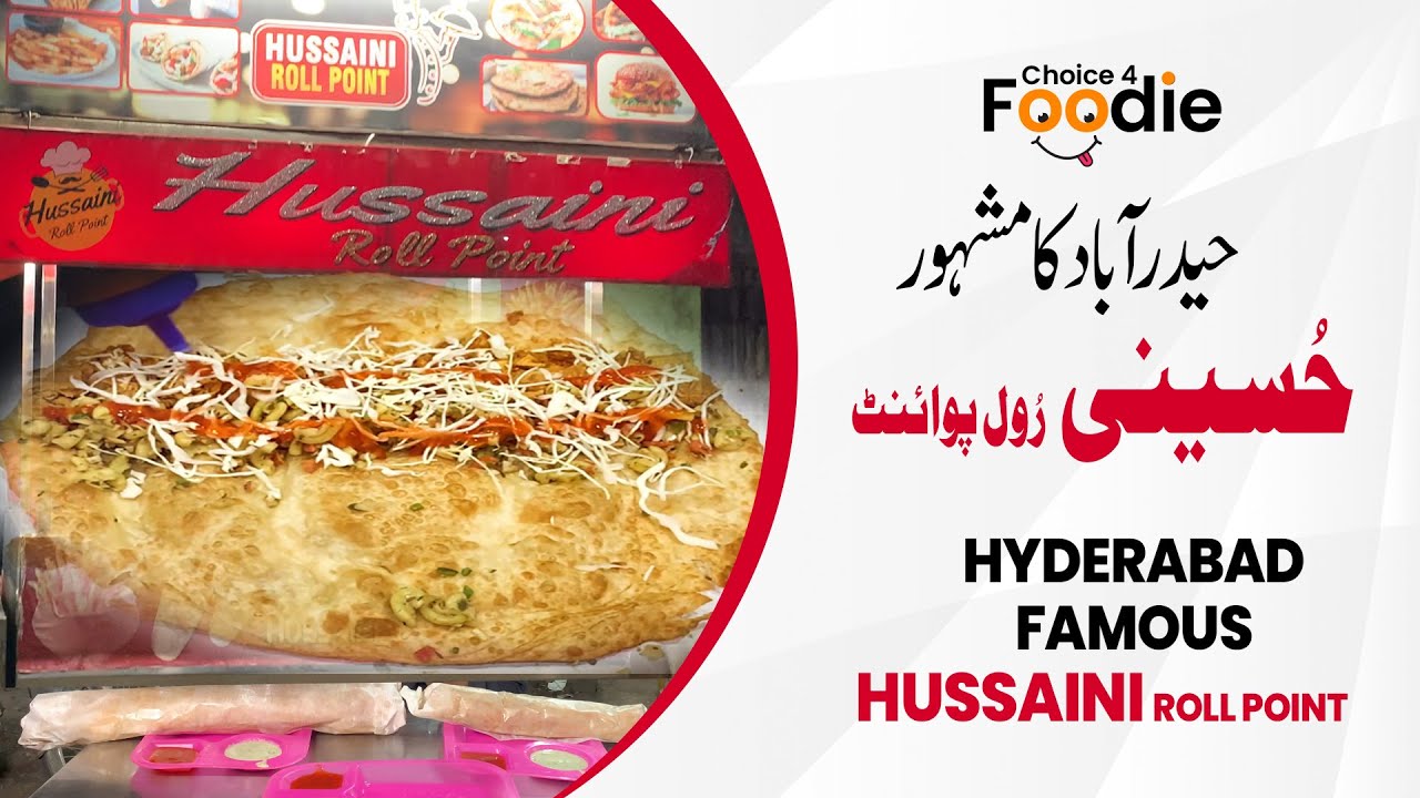 Hyderabad Famous Hussaini Special & Jumbo Roll| Hussaini Roll Point| Choice 4 Foodies | Vlog 09