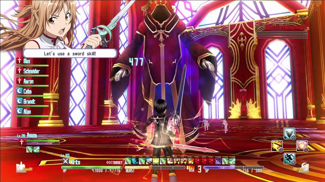 Sword Art Online Re Hollow Fragment - Final Bosses - Ending