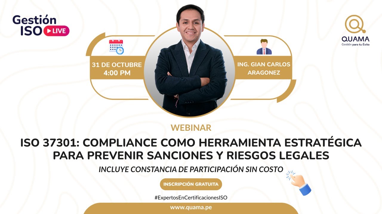 ISO 37301: Compliance como herramienta estratégica para prevenir sanciones y riesgos legales