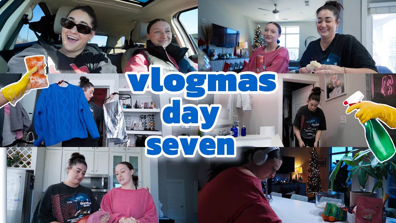 УБОРКА С НАМИ! Визит к ветеринару, уборка и ещё больше общения! VLOGMAS, ДЕНЬ 7