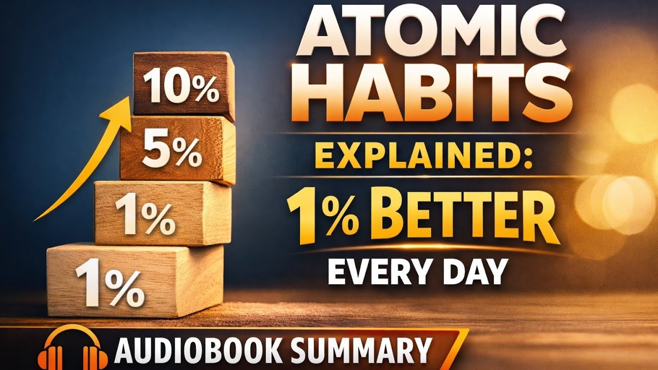 Atomic Habits Explained: 1% Better Every Day | Audiobook Summary #audiobook 