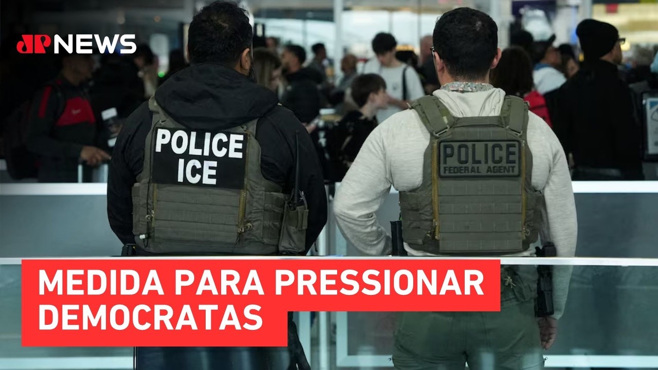 Agentes do ICE come&ccedil;am a patrulhar aeroportos dos EUA