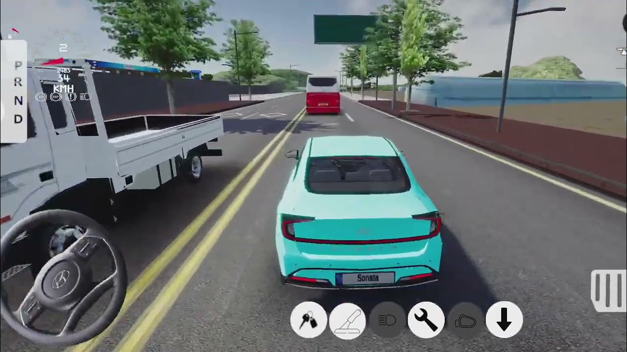 تحديات السيارات وسباقات جماعية مع الأصدقاء - استمتع بقيادة واقعية سيارات كوريا - 3D Driving