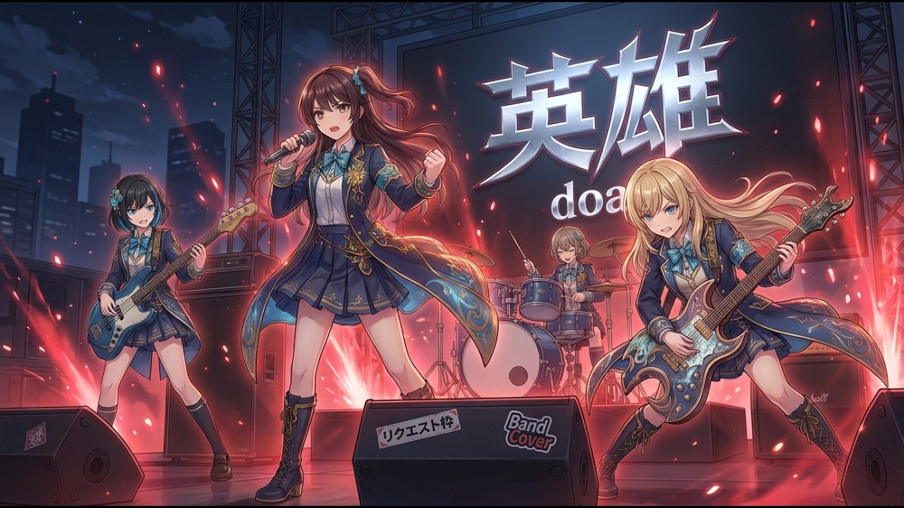 英雄 / doa【バンドカバー】【リクエスト】