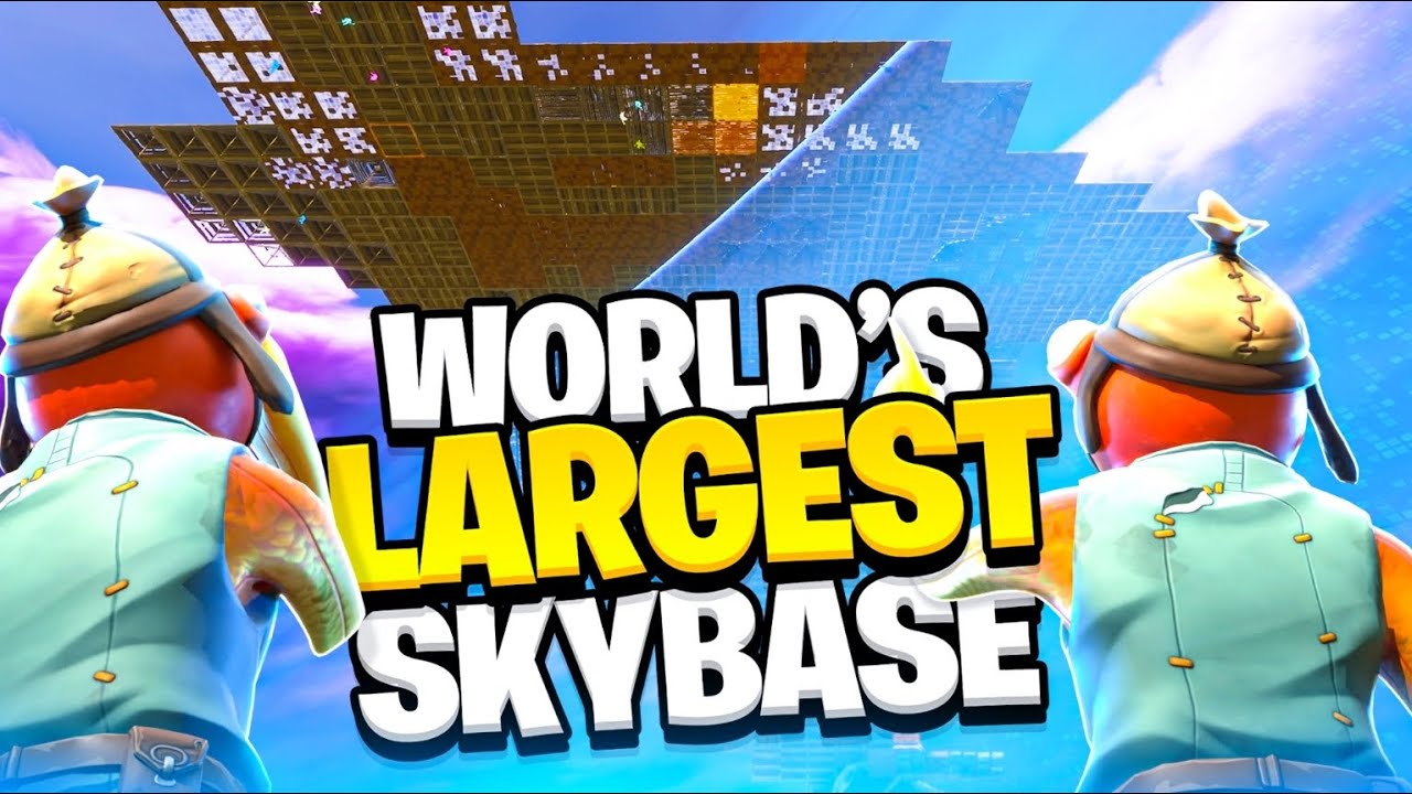 WE MADE THE WORLD'S BIGGEST SKYBASE IN A SCRIM...