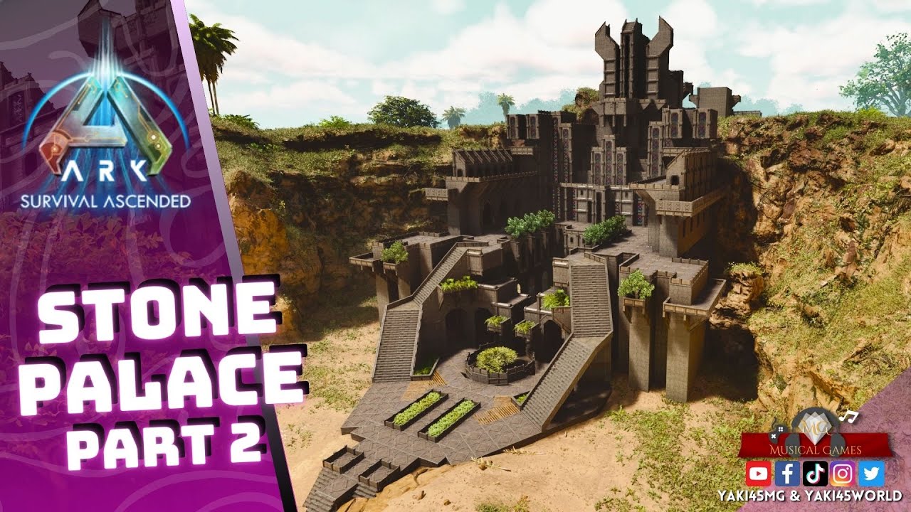 ARK Survival Ascended - Stone castle - tour